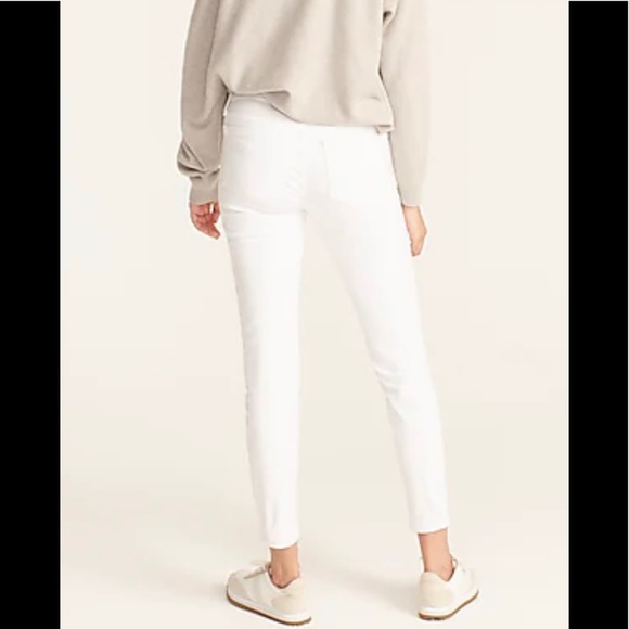 J Crew white high rise skinny jeans white size 26 - Picture 3 of 11